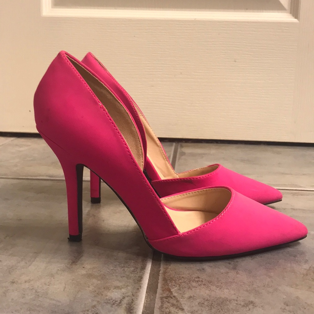 Hot Pink High Heels - Charlotte Russe